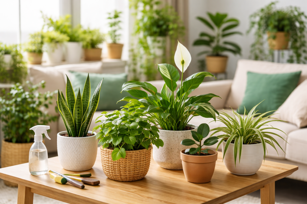 Indoor plants care guide for healthy home plants