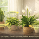 air-purifying plants improving indoor air quality naturally